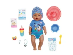 Baby Born Vauvanuket>Magic Ruskeasilm&auml;inen Poikanukke, 43 cm
