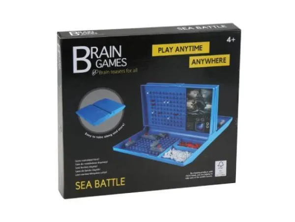 Lelufantti Lautapelit Ja Ajanvietepelit>Brain Games Sea Battle Laivanupotus Lautapeli