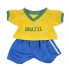 Teddy Mountain Valitse 2: Vaatteet>Brasilian jalkapalloasu, 40 cm