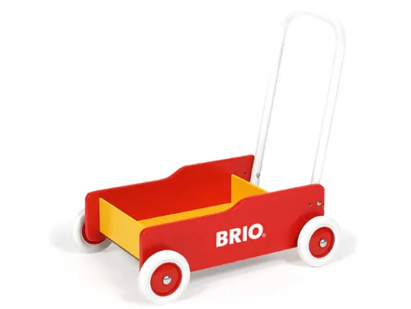 BRIO Työnnettävät Ja Vedettävät>Kävelyvaunu, punainen