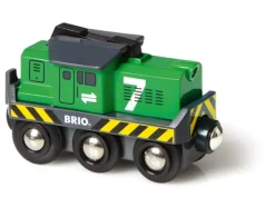 BRIO Brio>Vihre&auml; rahtiveturi, paristok&auml;ytt&ouml;inen