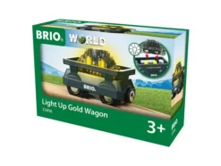 BRIO Brio>WORLD Valaistu kultavaunu