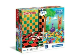 Clementoni Lautapelit Ja Ajanvietepelit>Checkers and snake race -pelisetti