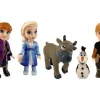 Disney Frozen Prinsessa- Ja Muotinuket>2 Leikkisetti, 5 hahmoa