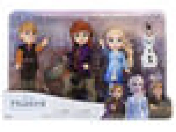 Disney Frozen Prinsessa- Ja Muotinuket>2 Leikkisetti, 5 hahmoa
