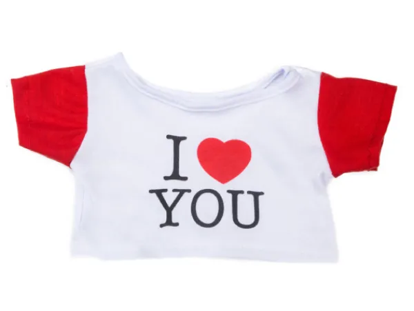Teddy Mountain Valitse 2: Vaatteet>I love You T-paita, 40 cm