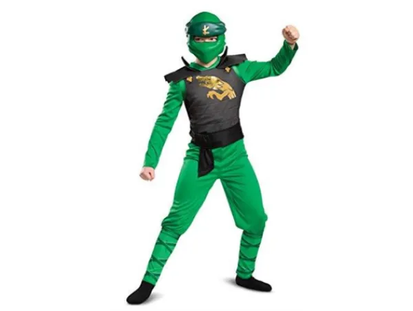 LEGO Ninjago Naamiaisasut Ja Varusteet>Lloyd Classic Naamiaisasu, vihreä, koko S