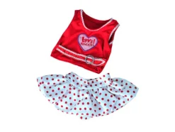 Teddy Mountain Valitse 2: Vaatteet>Love Rocks toppi ja hame, 40 cm