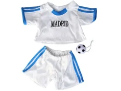 Teddy Mountain Valitse 2: Vaatteet>Madridin jalkapalloasu, 40 cm