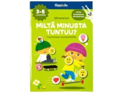 Oppi&ilo Puuha- Ja Värityskirjat>Oppi&Ilo Milt&auml; minusta tuntuu? -tarrapuuhakirja