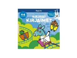 Oppi&ilo Puuha- Ja Värityskirjat>Oppi&Ilo Taikamaalaus Kirjavat Kirjaimet -puuhakirja 4-6 v