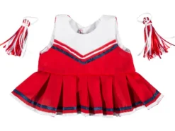 Teddy Mountain Valitse 2: Vaatteet>Punainen cheerleader-puku, 40 cm