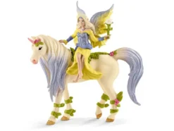 Schleich Eläinfiguurit|Yksisarvisaiheiset Tuotteet>Bayala Sera-keiju ja kukkaisyksisarvinen