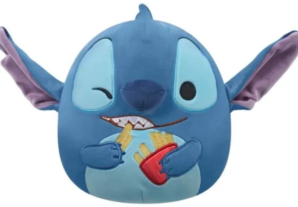 Squishmallows Pehmolelut>Disney Stitch Holding French Fries Pehmolelu, 20 cm