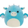 Squishmallows Pehmolelut>Miles the Teal Dragon Pehmolelu, 40 cm