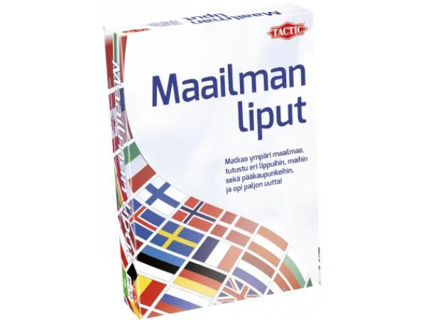 Tactic Muisti-, Tieto- Ja Opetuspelit|Lautapelit Ja Ajanvietepelit>Maailman liput -peli