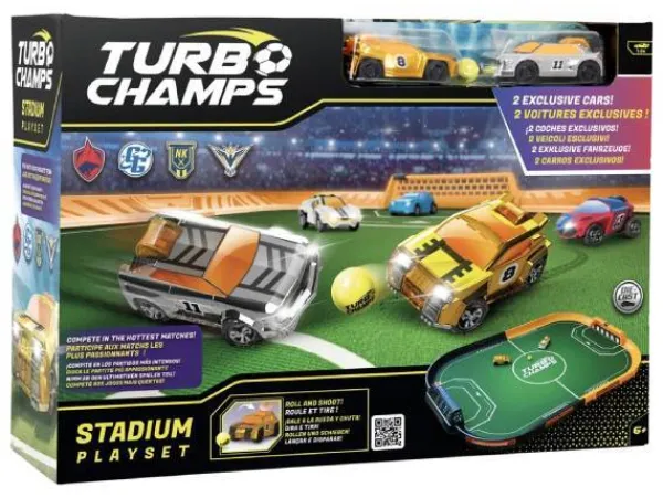 Lelufantti Lautapelit Ja Ajanvietepelit>Turbo Champs Stadium Pelisetti